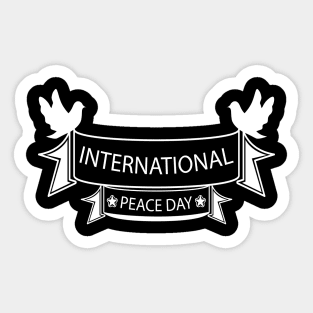 A symbol of peaceful Sticker